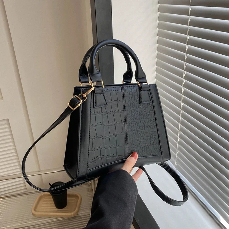 

Новые Элегантные однотонные сумки с верхними ручками для женщин, модные маленькие сумки, дизайнерские сумки через плечо