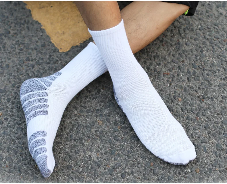 Women Men Sports Stockings Compression Sock Crossborder Supply Running Riding Cycling Knee-High Basketball Biking Hockey Soccer