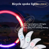 3 pcs bicycle light s type hot wheels night safety wheel riding wire willow leaf warning spokes light accessories free shipping