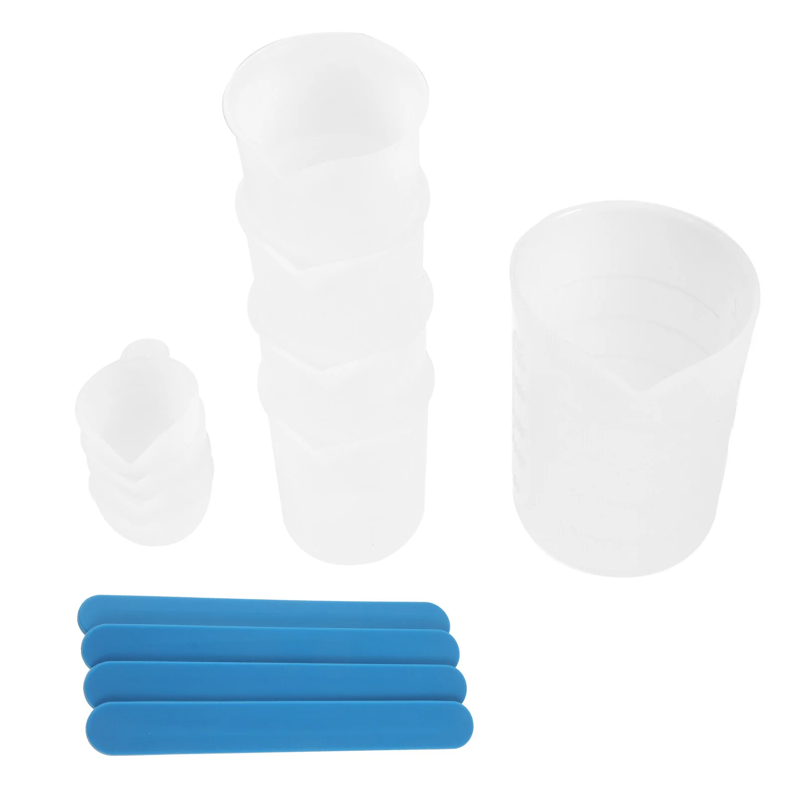 

Silicone Measuring Cup Set Cups Resin Kits Making Tools Epoxy Mixing Silica Gel Crafts Mold