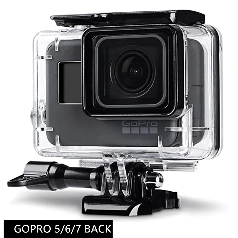 

Водонепроницаемый чехол для GoPro Hero 10 9 5 6 7, чехол для подводного погружения с фильтром для дайвинга, аксессуары для экшн-камеры, 60 м