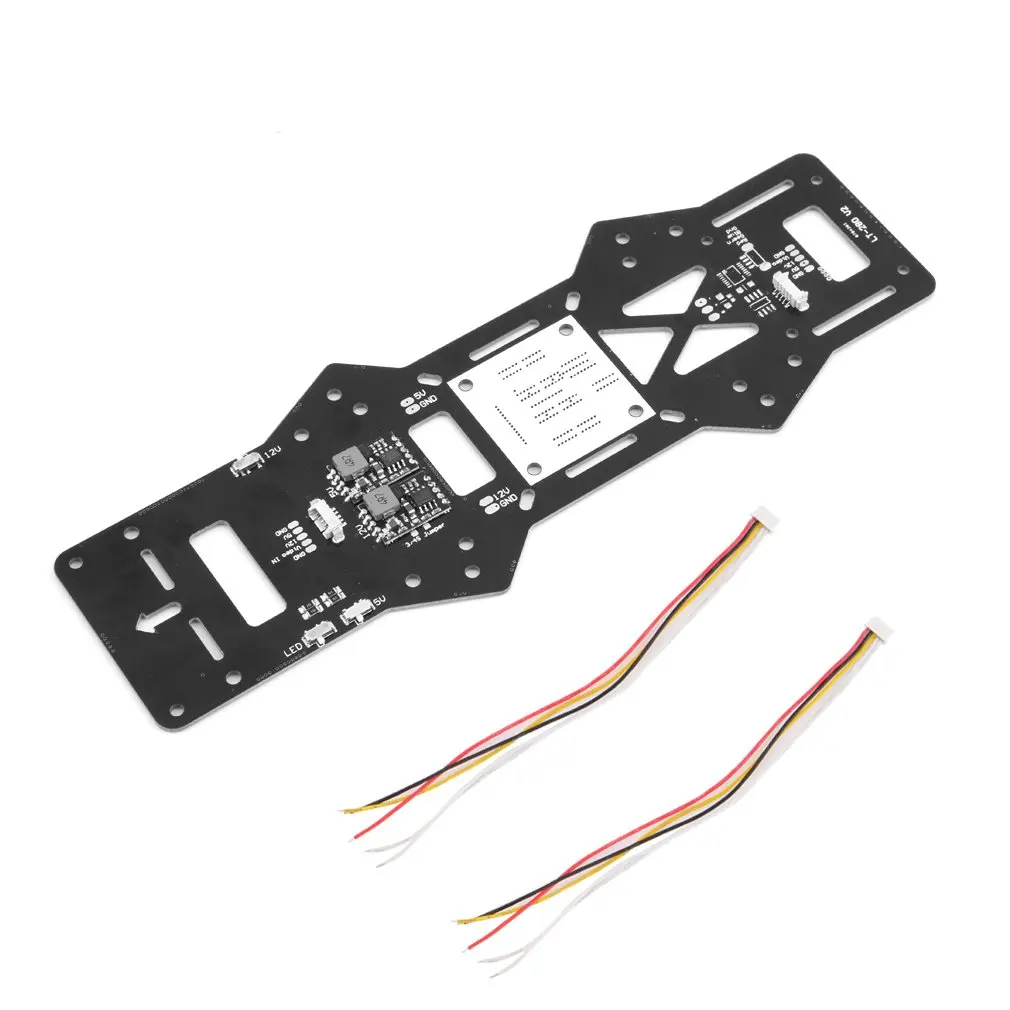 

Hot! 5V/12V Integrated BEC LED Power Distribution PDB Board FPV For QAV280 New Sale