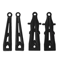 4pcs front upper lower suspension arm set for hosim xlh xinlehong 9125 rc car spare parts upgrade accessories