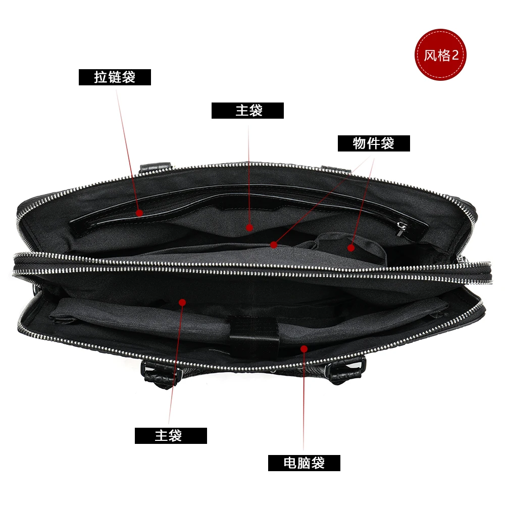 Royal Bagger Laptop Briefcase for Men Genuine Cow Leather Man Handbag Business Shoulder Bag Office Briefcases Messenger Bags