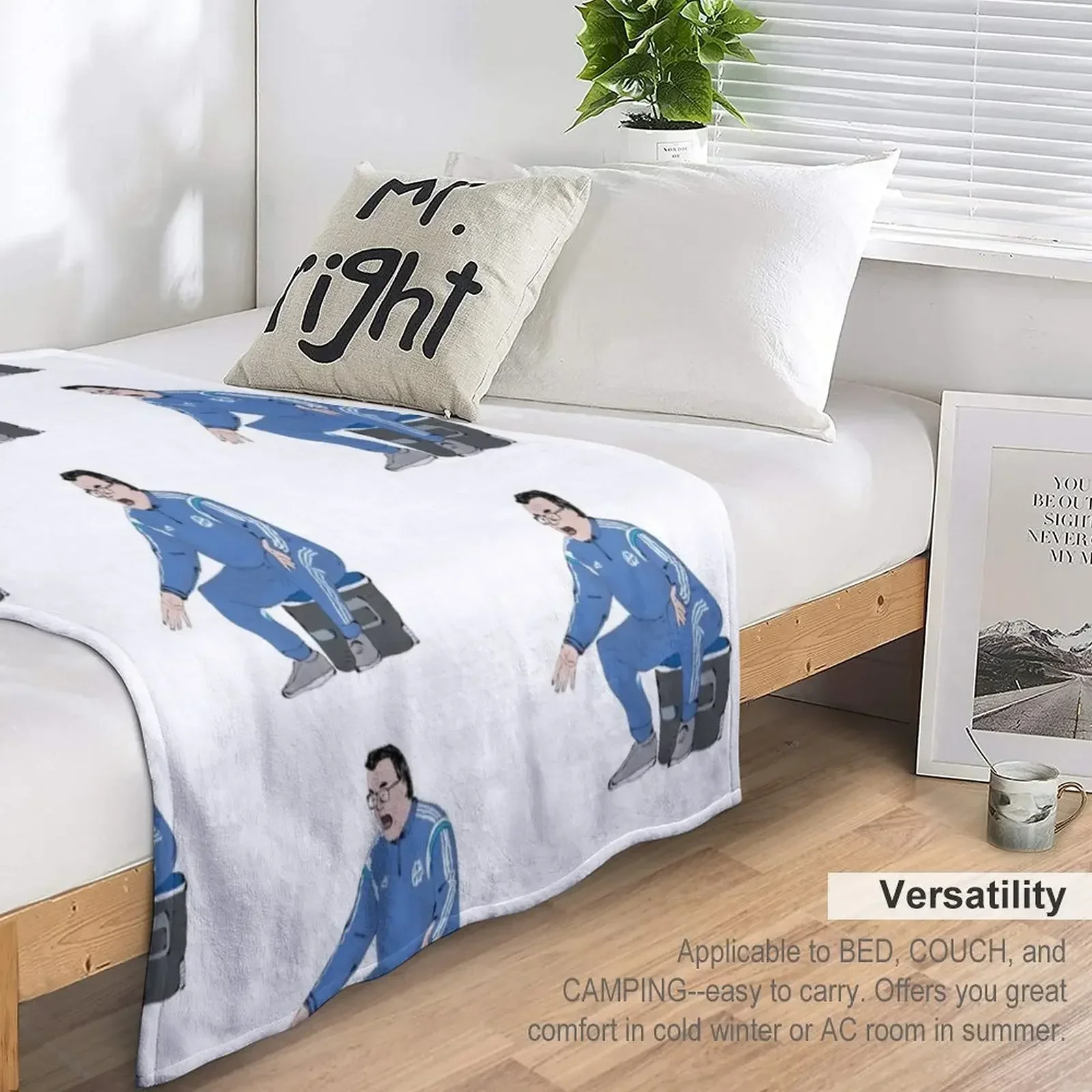 Одеяло Marcelo Bielsa OM Самый мягкий плед на диван Одеяла