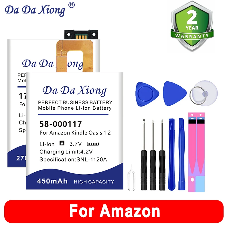 Фотоаккумулятор для Amazon Kindle Fire Kids Oasis HD KO 1 2 3 6 7 