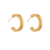 xiyanike new arrival womens earring gold silver color stainless steel material woman earring hot selling girls jewelry