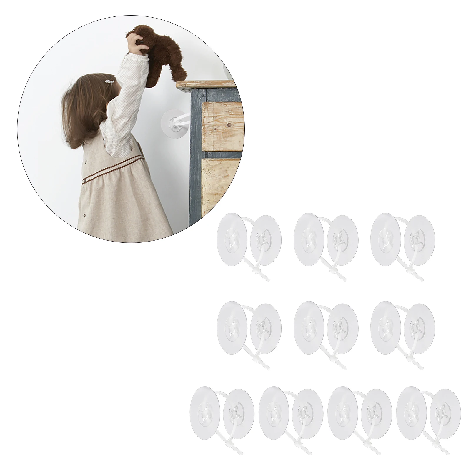 

Настенные анкеры для мебели, защита для младенцев, книжная полка, якорь без сверла, устойчивая мебель повышенной прочности, с удерживающим н...