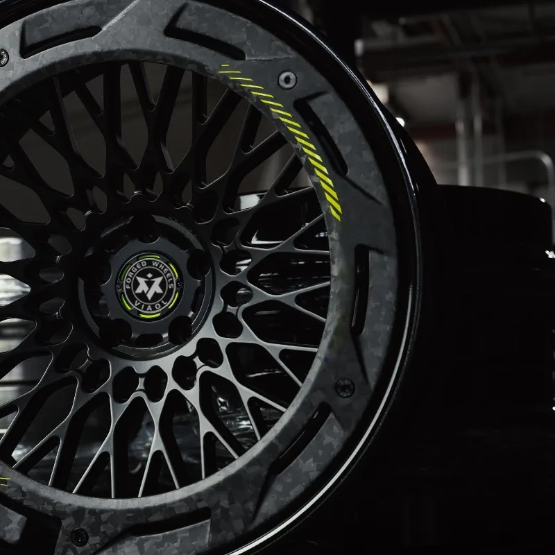 Фото Колесные диски Viaol 18 19 20 21 22 из алюминиевого сплава Aero Forged Carbon Fiber 5x120 5x114.3 5x112 для легковых автомобилей, подходят для G30 F30 RS6 №4