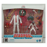 genuine marvel legends heroes x men deadpool hit monkey figure model toy set joints movable collection