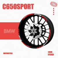 for bmw c650 sport motorcycle reflective tire decals wheels moto stickers decoration protection rim sticker