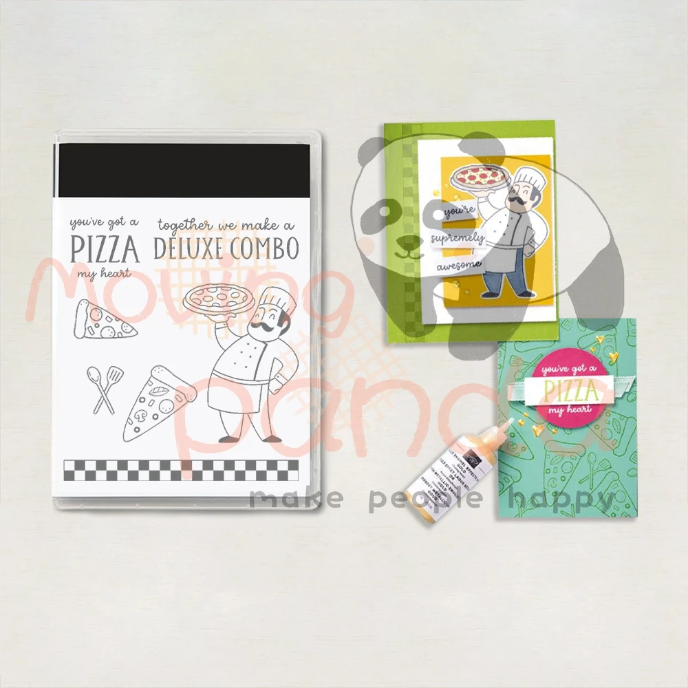 

MP750 New Arrival Cook Clear Stamps And Metal Cutting Dies For Diy Handmade Card Scrapbooking Press Decoration Craft Cut Dies