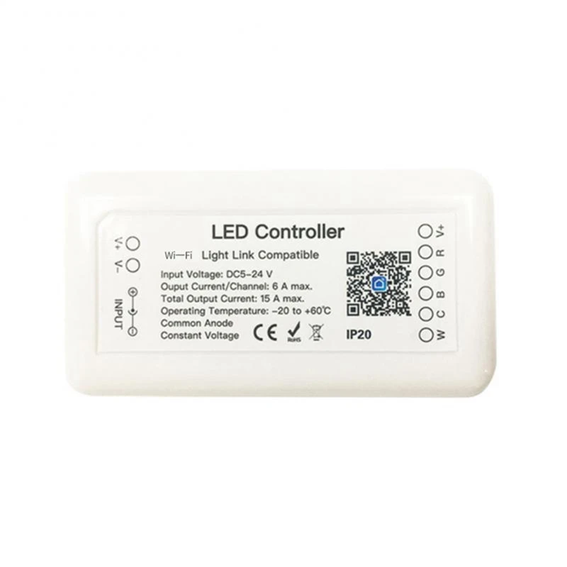 

Умная Светодиодная лента Tuya 15а с Wi-Fi/Zigbee RGB + CCT, 6 контактов