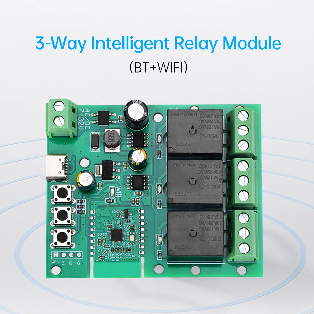 

Aideepen Модуль реле Wi-Fi 2/3/4 каналов
