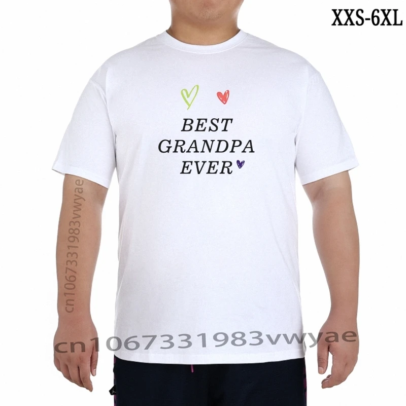 

Tshirts Men Summer Best Grandpa Ever Print Graphic Tee Aesthetic Shirts For Men Casual Short Sleeve Ladies Tops XXS-6XL