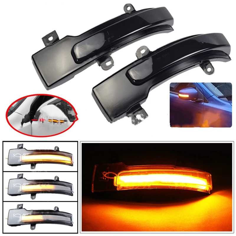 1 пара светодиодный индикатор поворота для зеркала заднего вида Mitsubishi Outlander 2014-2020