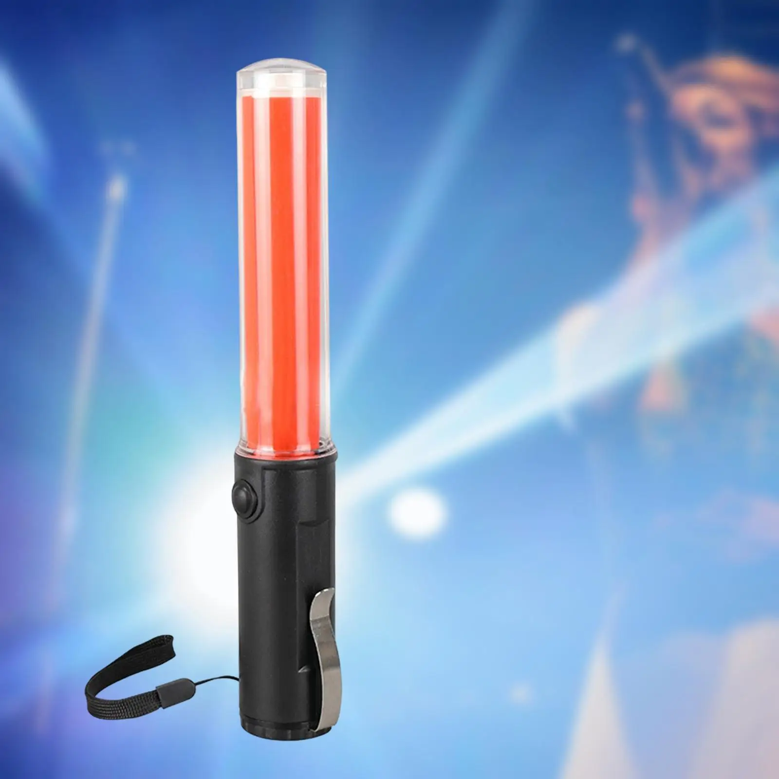 

26 см палочка управления движением, светодиодная палочка, воздушная маршарирующая сигнальная палочка, ремешок на запястье, ремешок для парковки автомобиля в аэропорту