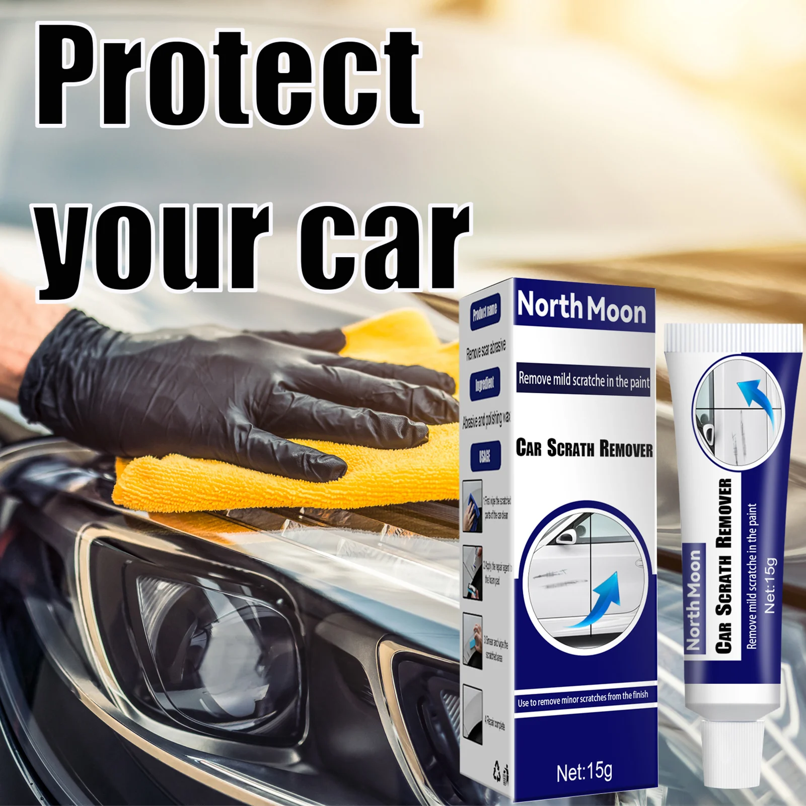 

Car Scratch And Swirl Remover Auto Scratch Repair Tool Car Scratches Repair Polishing Paste Scratch Eraser Car Accessories