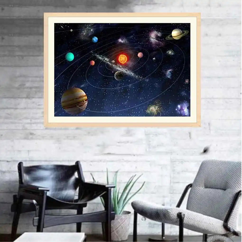 

Алмазная живопись Стразы 5D «сделай сам», домашнее украшение, полная вышивка, картины в спальне, тип 1, 40 х30 см