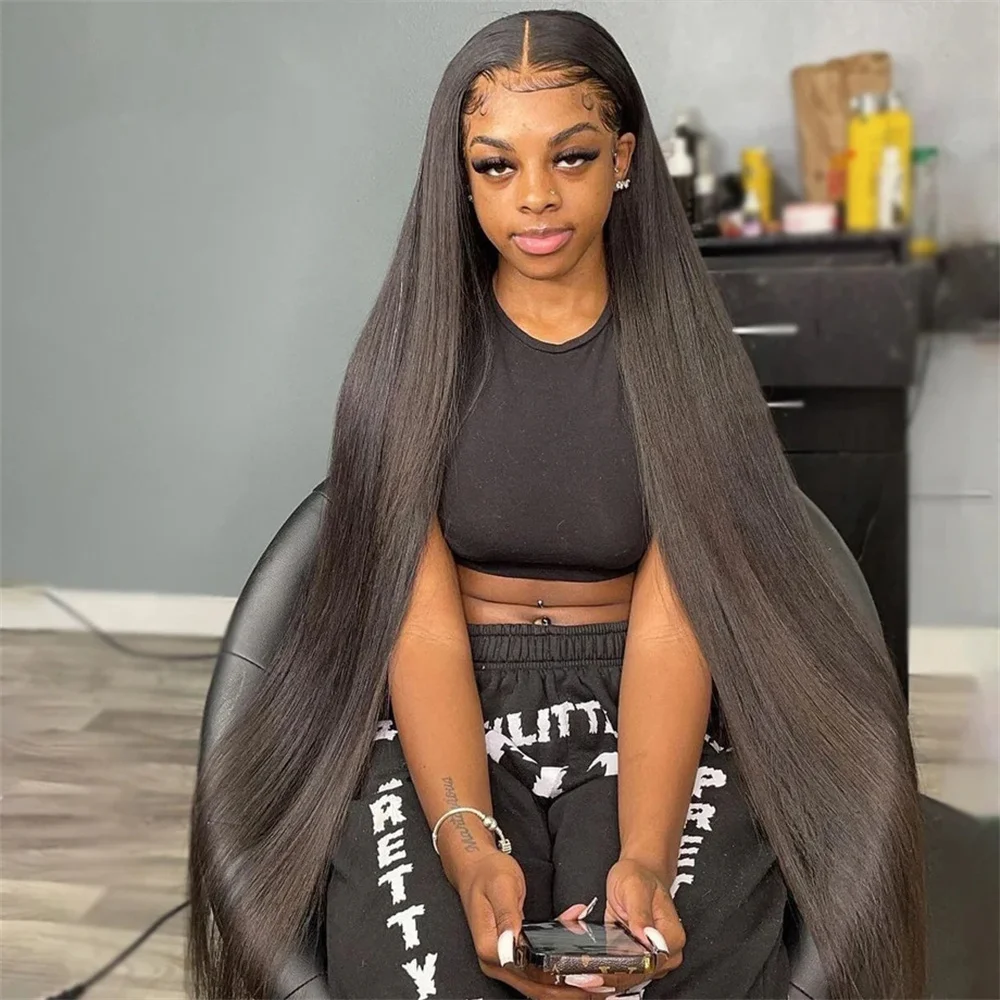 150% плотность женские прямые человеческие волосы парики предварительно