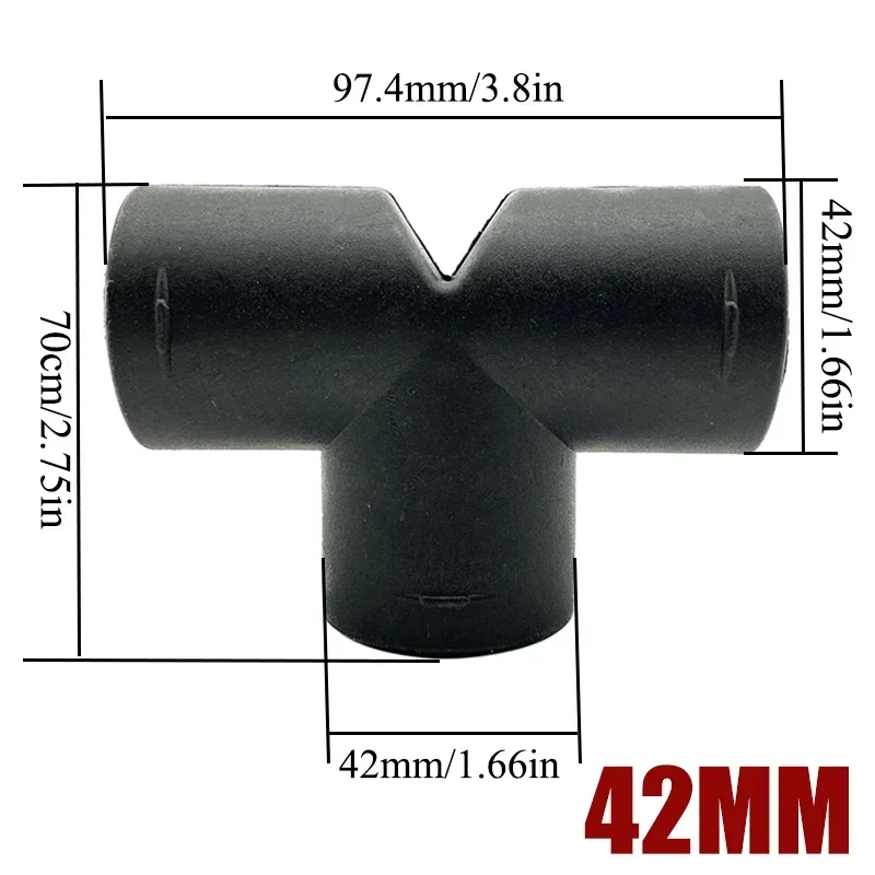 

2X 42 мм, 60 мм, 75 мм, 90 мм, воздуховодная труба, Т-образный разъем Y, разветвитель для Webasto Eberspaecher, дизельный стояночный обогреватель