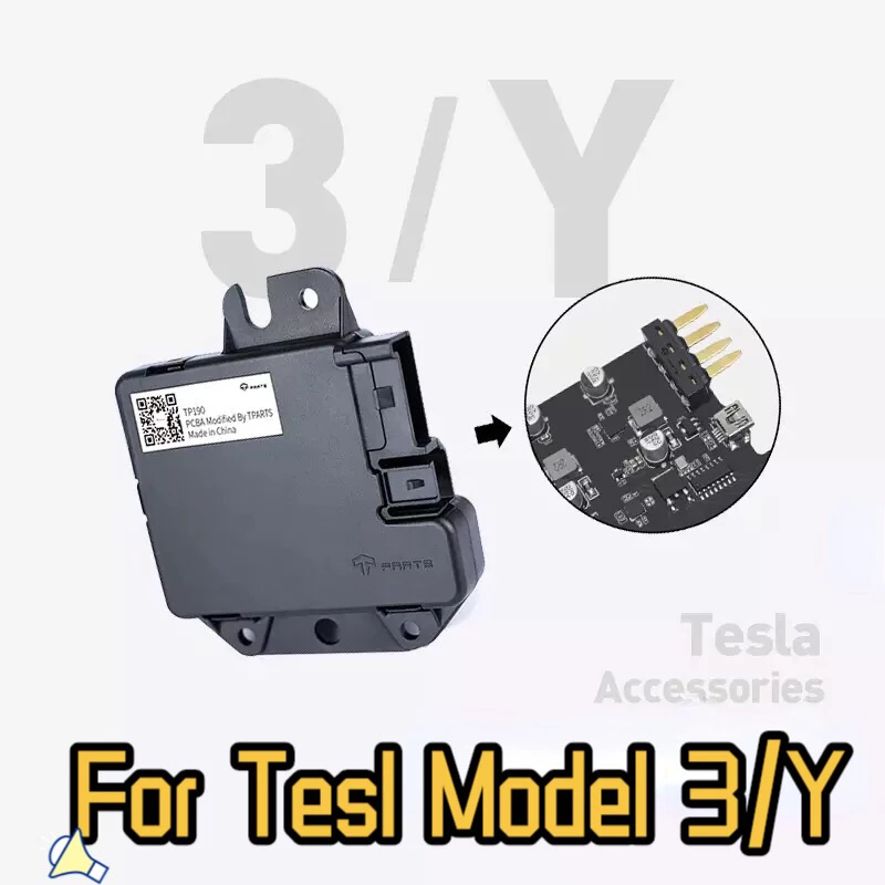 For Tesla 2021-2022 Model 3 Model Y Car Wireless Data Transmission Module Functionality Receiver Interior Decoration Accessories