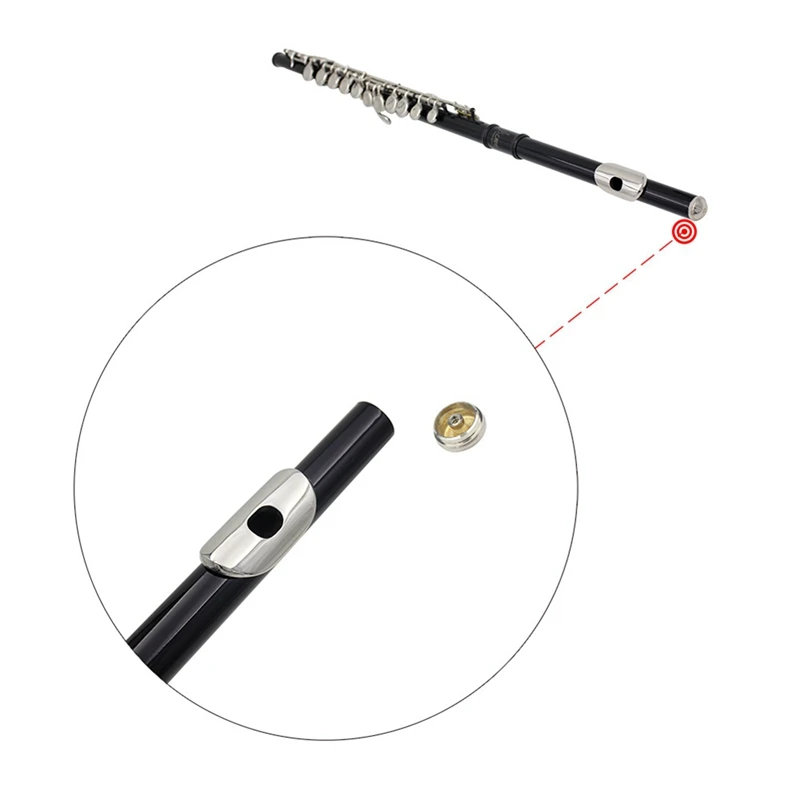 Гайка мундштука флейты гайка серебряный мундштук запасные части для музыкальных