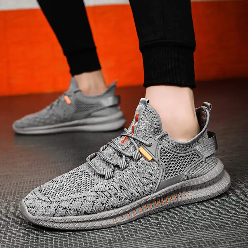 Мужские кроссовки для бега на высокой платформе без шнурков |