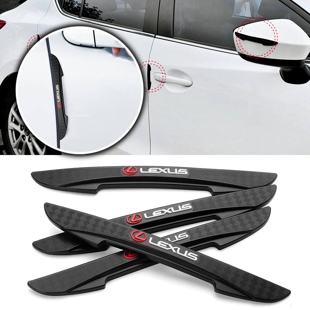 

Car Door Edge Rearview Mirror Anti Collision Strip Bumper Guard Stickers For LEXUS RX CT200h es350 is250 RC RX350 F-sport ES GS