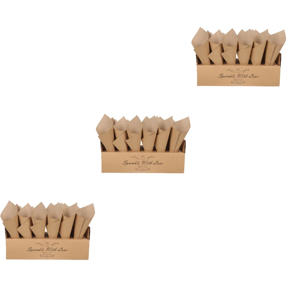 

3 набора бумажных лепестков для свадьбы