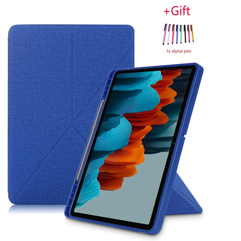 

Чехол для Samsung Galaxy Tab S7 FE S7 Plus, 12,4 дюйма, складной, магнитный