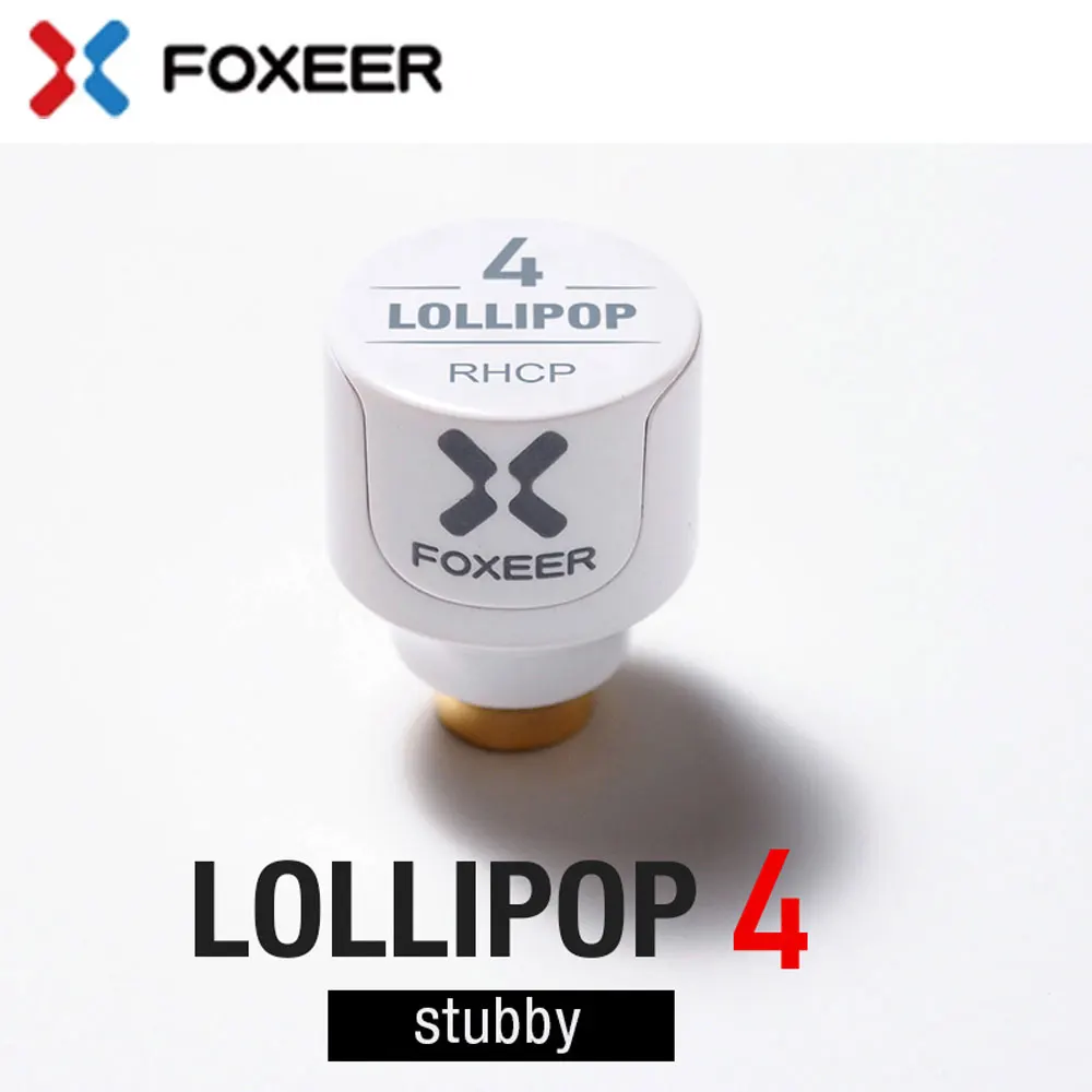 

Foxeer Lollipop 4 Stubby 2.6Dbi RHCP SMA/RPSMA Omni FPV 2 PCS Antenna For RC Racing Drone Spare Parts