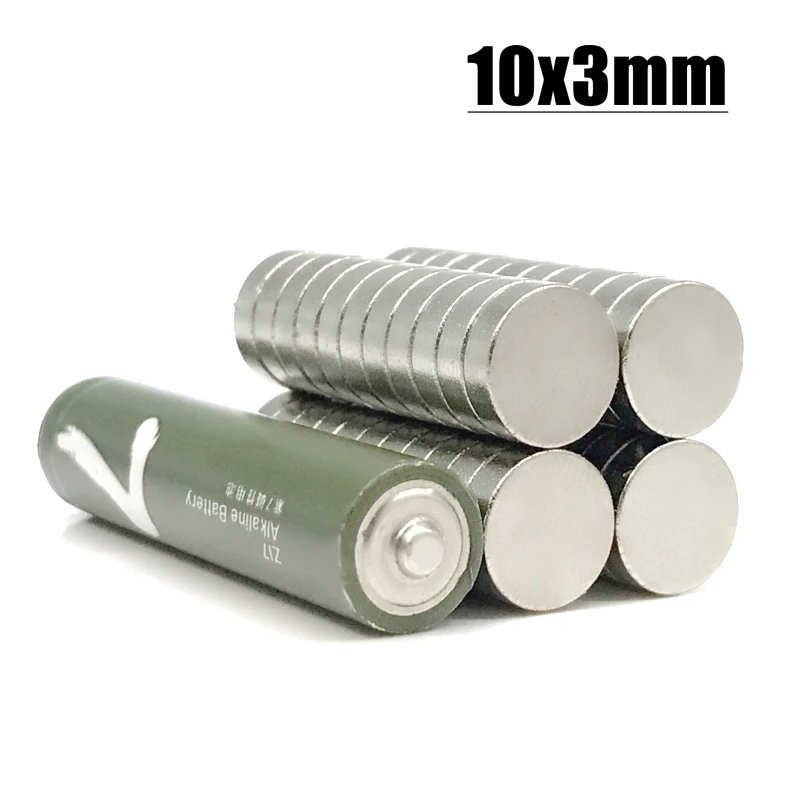 5/20/50/100/200/500 шт. 10x3 супер мощные Круглые неодимовые Дисковые магниты NdFeB диаметр N35