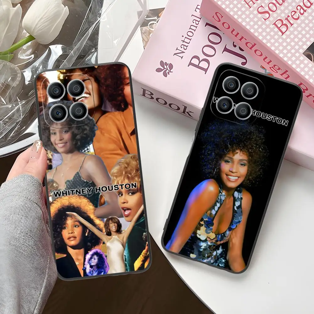 Фото Чехол для телефона Whitney Houston для Honor 90 80 70 60 50 30 20 10 9 8 7 Pro S SE Lite 5G, мягкий противоударный чехол из ТПУ №4