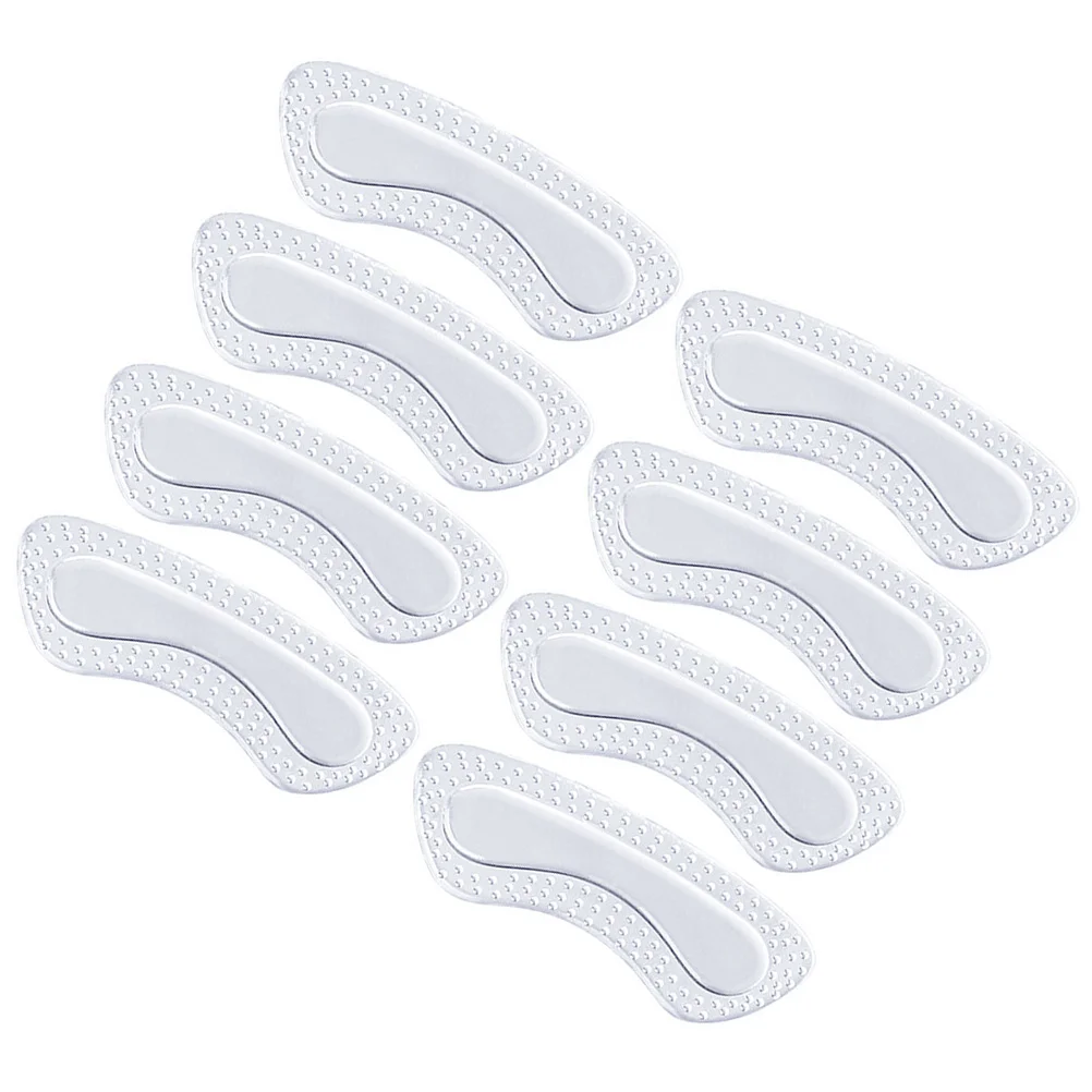 

4 Pairs Shoe Inserts Invisible Comfortable Heel Liners Wear-resistant Cushion Pads Gel Replaceable Cushions Women Shoes Grips