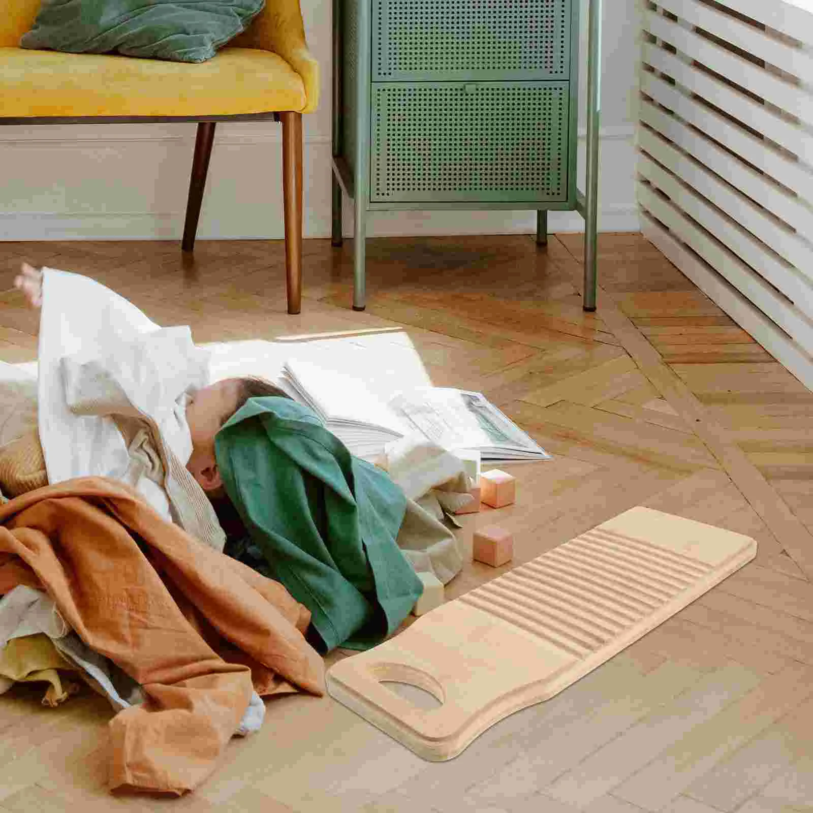 

Wooden Washboard Household Tools Home Vintage Gifts Handheld Washing Clothing Chic Clothes Wear-resistant
