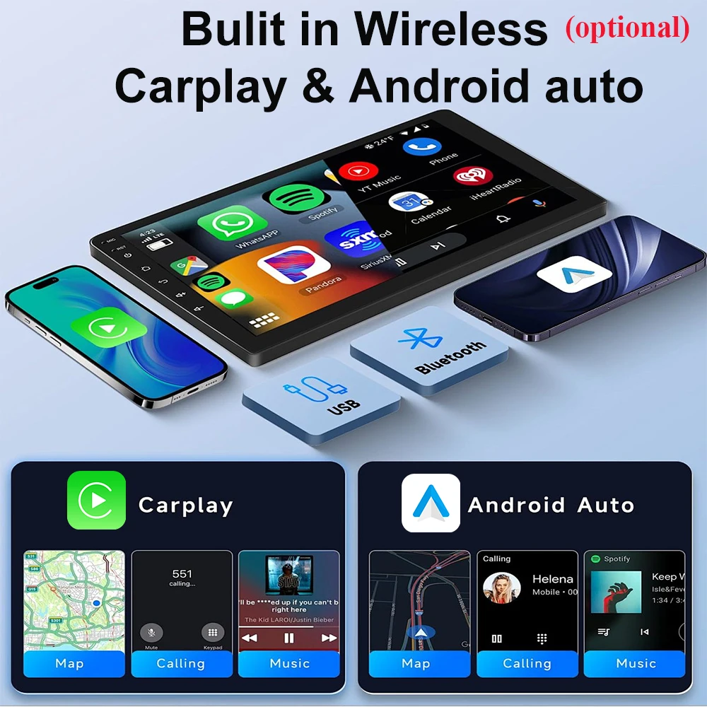 Фото Автомобильное радио Android 15 для Hyundai i10 2007-2013, мультимедийный плеер, навигация, GPS, экран CarPlay, автоматическая стереосистема, интеллектуальные системы №2