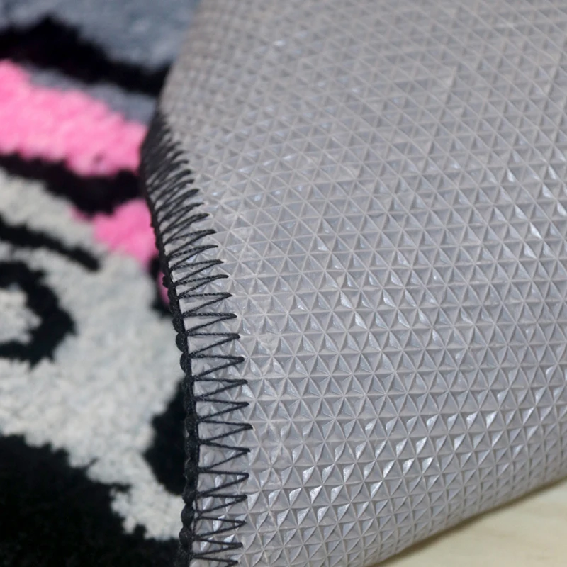 Сделано в Китае новый плюшевый теплый нескользящий дверной коврик домашний