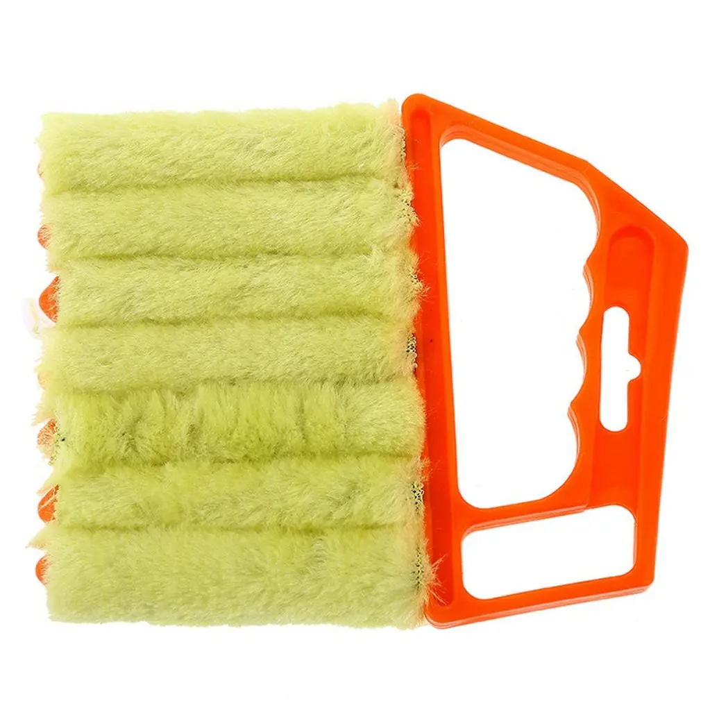 

Window Cleaning Brush Air Conditioner Duster Cleaner With Washable Venetian Blind Blade Cleaning Cloth Groove Window Cleaner