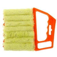 window cleaning brush air conditioner duster cleaner with washable venetian blind blade cleaning cloth groove window cleaner