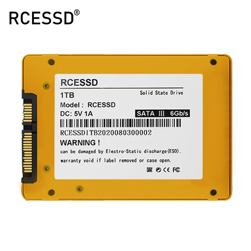 RCE SSD Metal 1 TB 120gb 2tb 4TB 240GB SATA3 Ssd Hard Disk Disc Internal Hard Drive Hdd Solid State Disk 256GB 512gb For Laptop images - 6