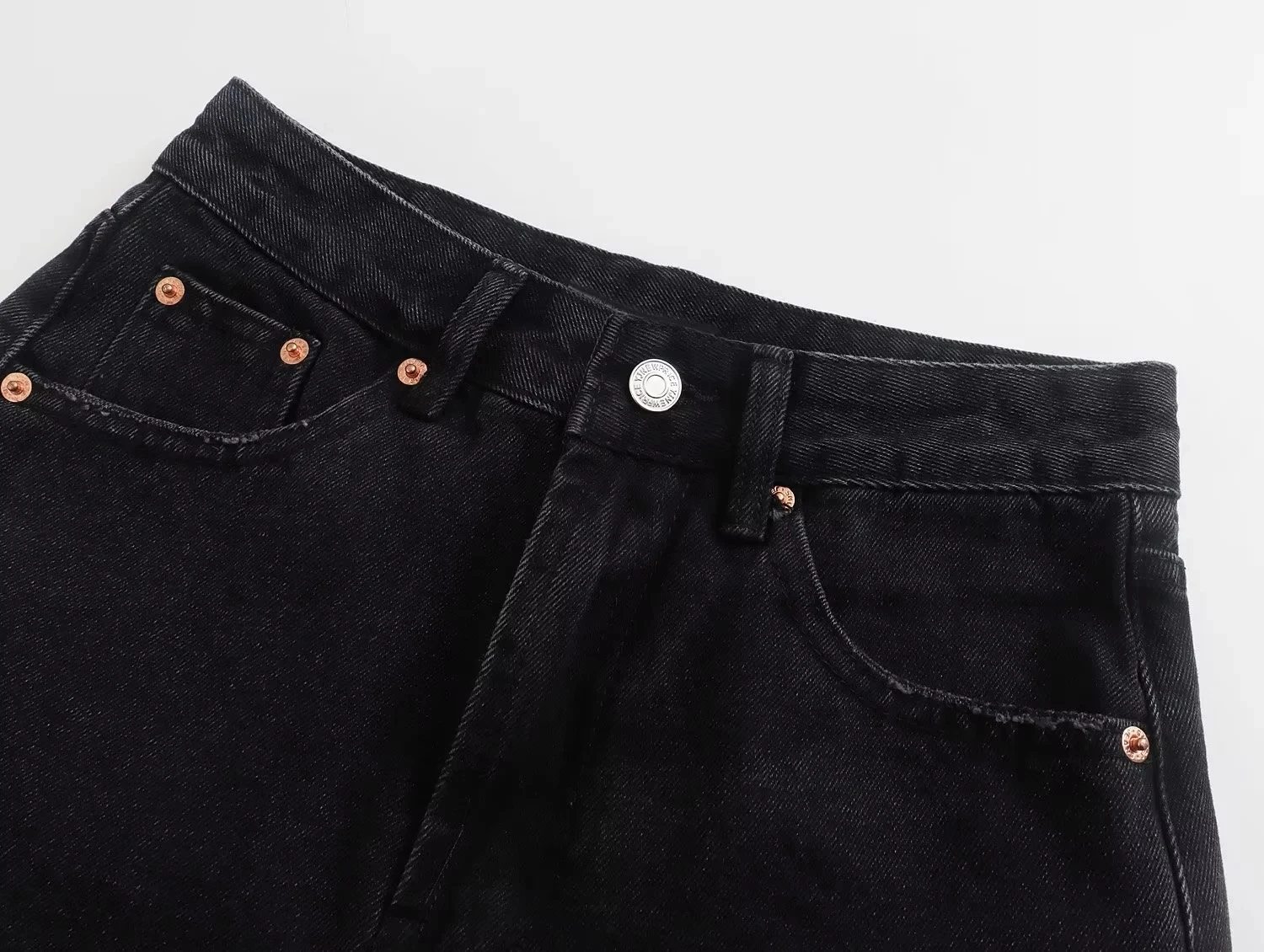 Maxdutti Casual Loose Bermuda Shorts American Vintage Denim Blue Shorts Women