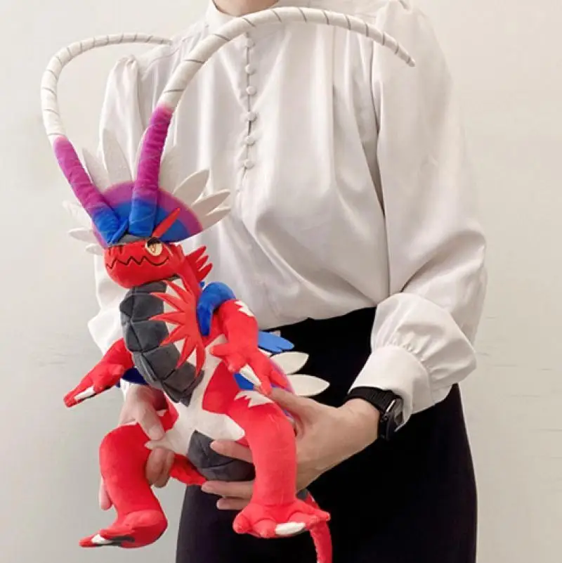 

Фигурки героев Аниме Pokemon Koraidon Miraidon, модель, кукла, алая, фиолетовая серия, плюшевая игрушка, периферийные монстры, кавайный подарок для детей