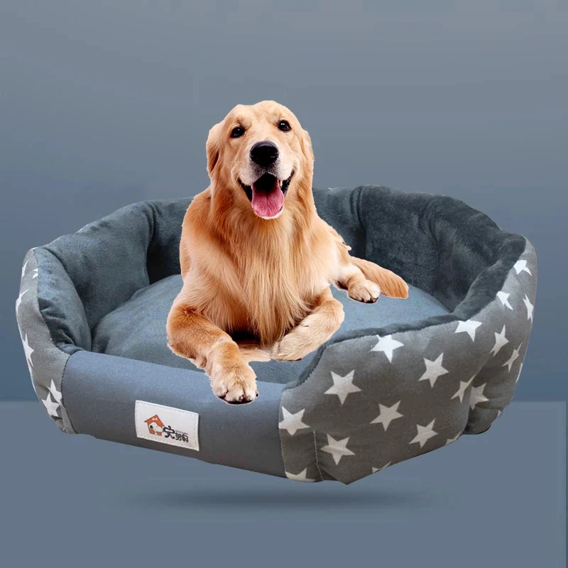 

Round Plush Dog Bed Washable Soft Cat Bed Sofa Cozy Breathable Small Medium Dogs Large Labradors Pad Comfortable Pet Bed Supplie