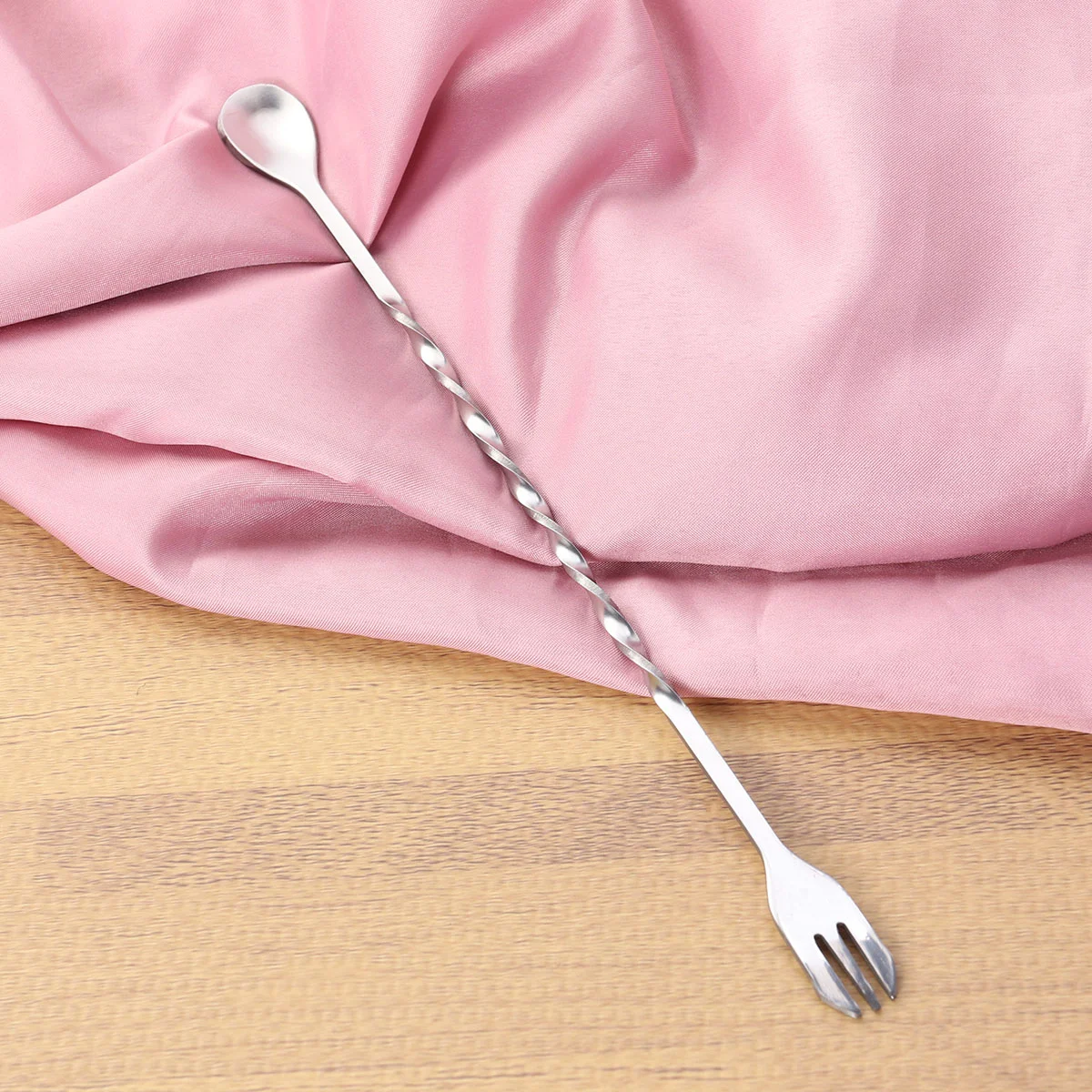 

Spoon Stirring Cocktail Stick Rod Long Swizzle Beverage Bar Stirrers Whiskey Drink Sticks Stir Mixing Handle Fork Spiral Shaker