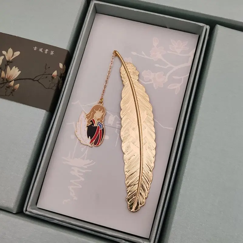 Киногерой гаррид Поттер зал ватт бахрома перо металлическая Закладка Гриффиндор