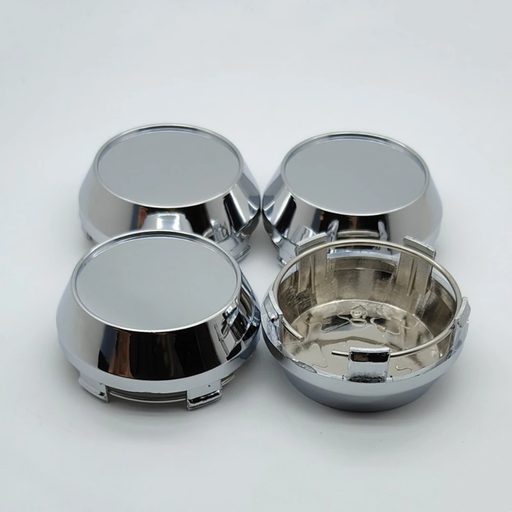 

4 шт., 60 мм, черные, серебристые, однотонные, пустые колпаки K60, центральные колпаки колес автомобиля, без эмблемы, логотип, колпаки обода, крышка, значок, автомобильный Стайлинг, автоаксессуары