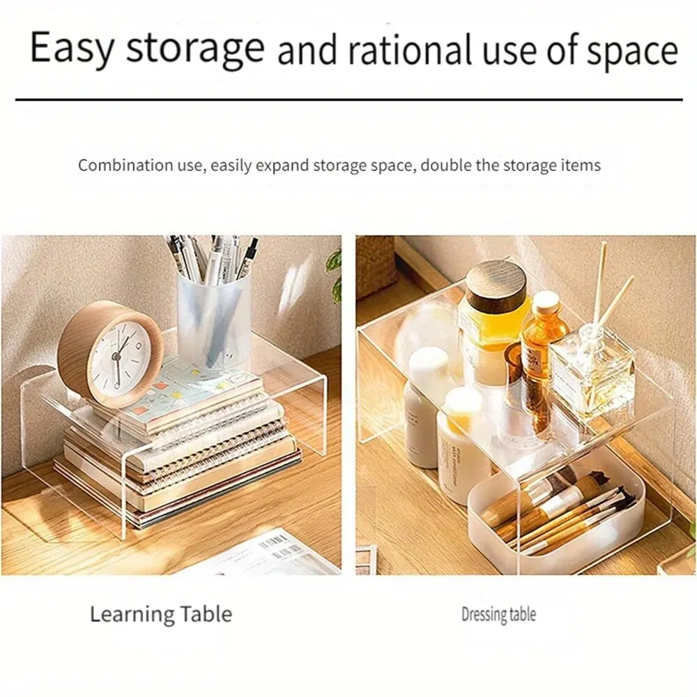 Набор акриловых лотков для файлов из 3 предметов прозрачные настольные