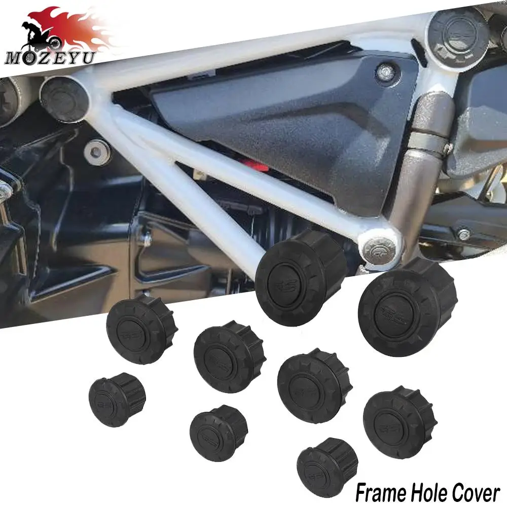 

9 шт., крышки для отверстий в раме для Мотоцикла BMW R1200 R 1200 GS R 1200GS LC 2014-2019
