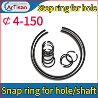 %ef%bf%a04 150 stop ring hole wire retaining ring 70 manganese steel snap ring circlip round wire snap rings for hole o ring